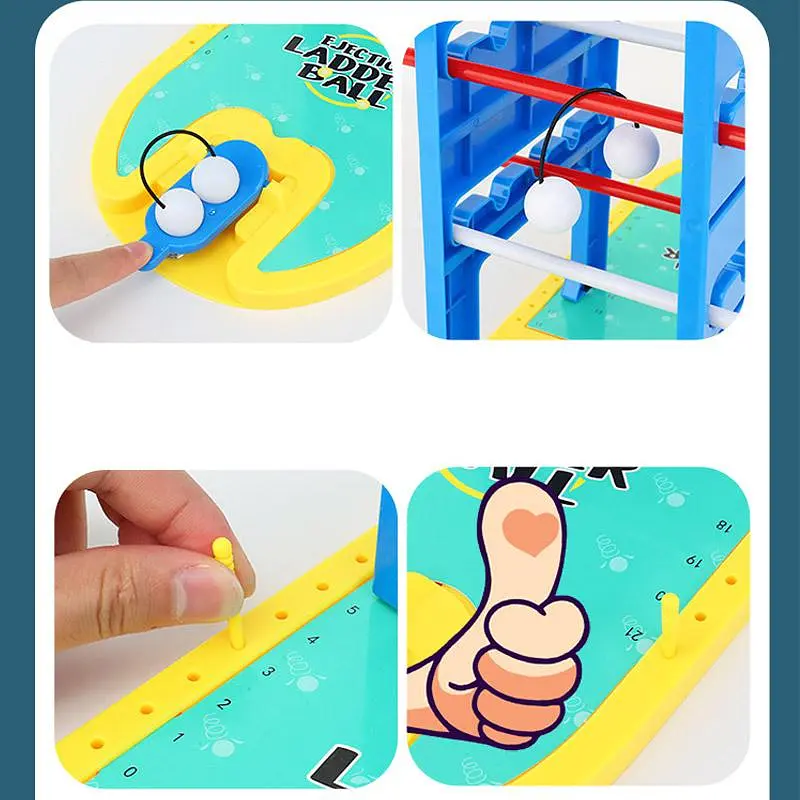 Настольная интерактивная игра Ummi 22022 Ejection Ladder Ball Blue / Yellow - фото 4