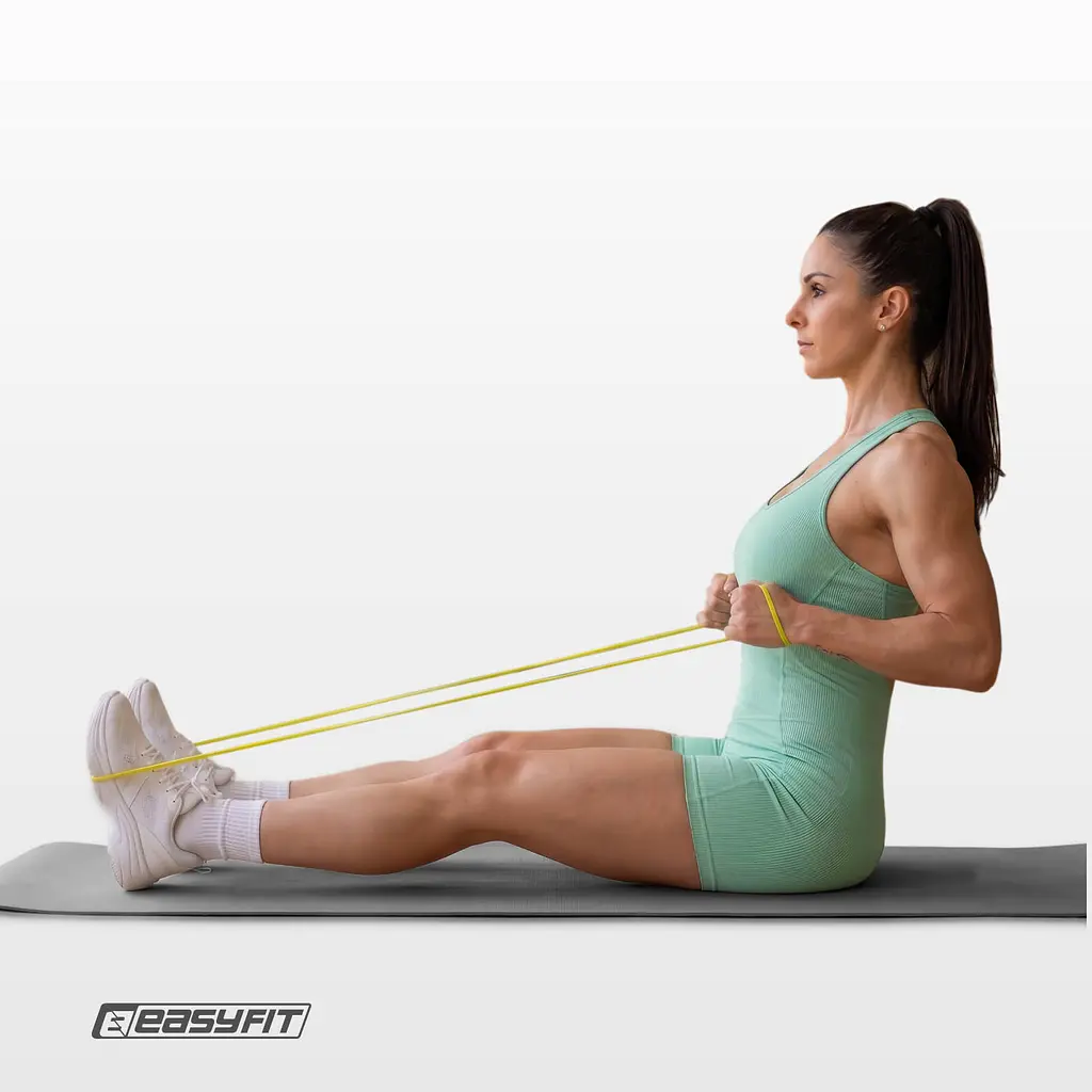 Гумова петля EasyFit 1-6 кг жовта - фото 7