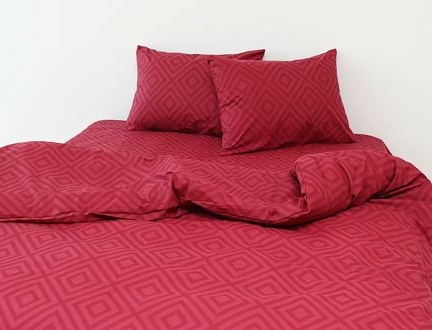 Постільна білизна (R129Red) 1,5-спальний TAG tekstil pbe0028302 - фото 2