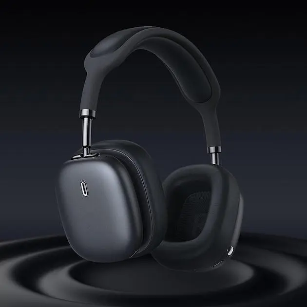 Бездротові навушники Baseus Bowie H2 Noise-Cancelling Wireless Headphone, ANC, ENC, BT5.2, 300mAh, 30h, (NGTW260013) grey - фото 11