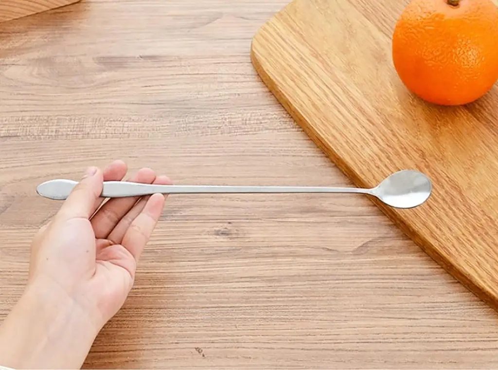 Барна коктейльна ложка з нержавіючої сталі, довжина 26 см, Kitchen Master Сріблястий 87181 - фото 3