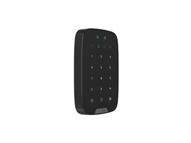Бездротова сенсорна клавіатура Ajax KeyPad Plus чорна (000023069) - фото 2