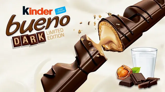 Батончик шоколадний Kinder Bueno Dark 129 г - фото 2