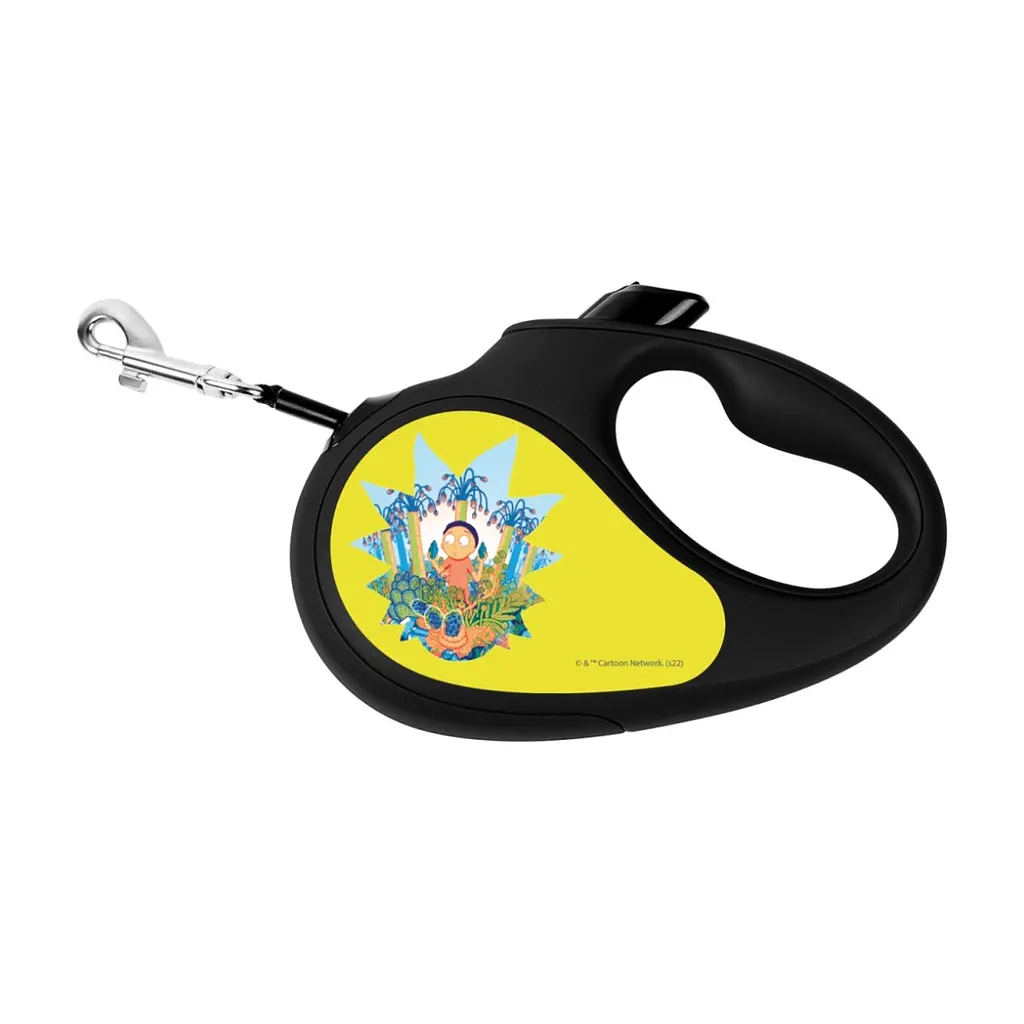 Повідець для собак WAUDOG R-leash "Рік та Морті 2" L до 50 кг 5 м чорний (8126-0281-01) - фото 2