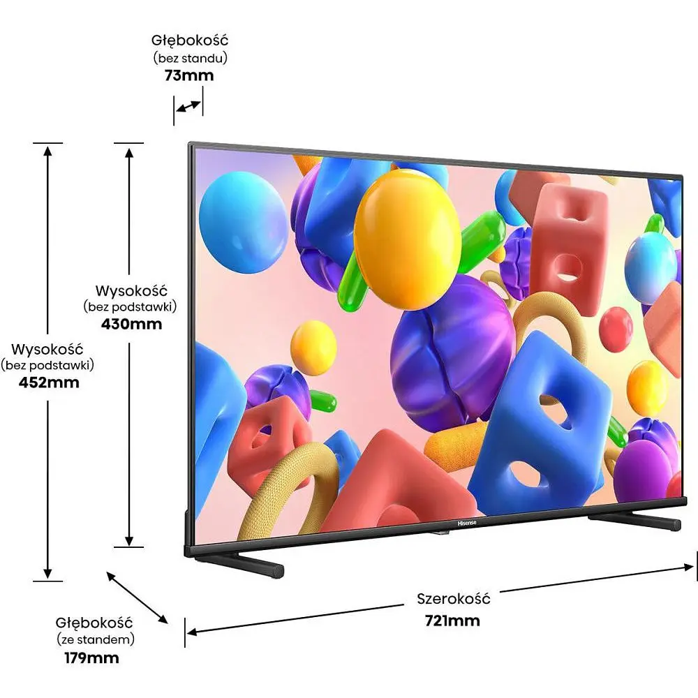 Телевiзор Hisense 32A5KQ - фото 3