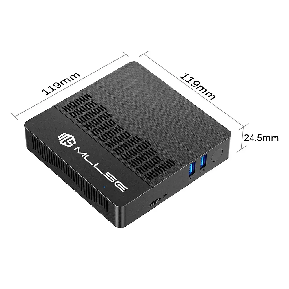 MLLSE M2 Air Mini PC 6GB RAM, 128GB EMMC, Intel N4000, Windows 11 Pro - фото 7