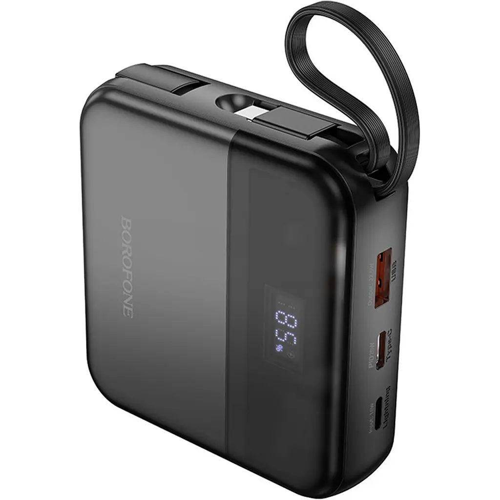 Внешний аккумулятор Borofone BJ64 Distinct 10000mAh 22.5W Black [123615] - фото 2