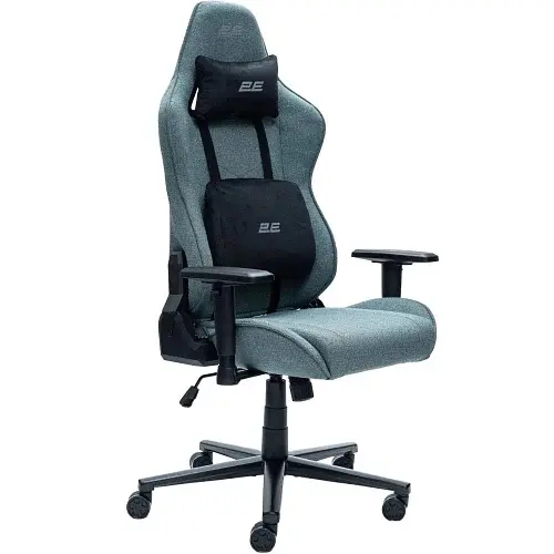 Ігрове крісло GAMING BUSHIDO Lite, Dark Green 2E teh0033845 - фото 2