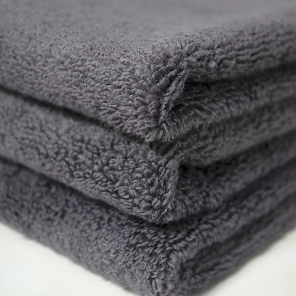 Набор полотенец Lotus Home Отель Premium - Microcotton Antrasit 30x50 550 г/м² (3 шт.) - фото 3