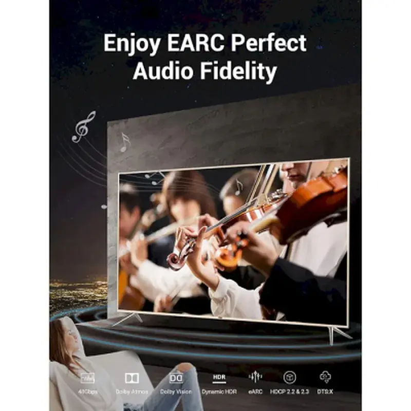 Кабель мультимедійний HDMI M to HDMI M 3.0m V2.1 8K60Hz Vention (AANBI) - фото 7