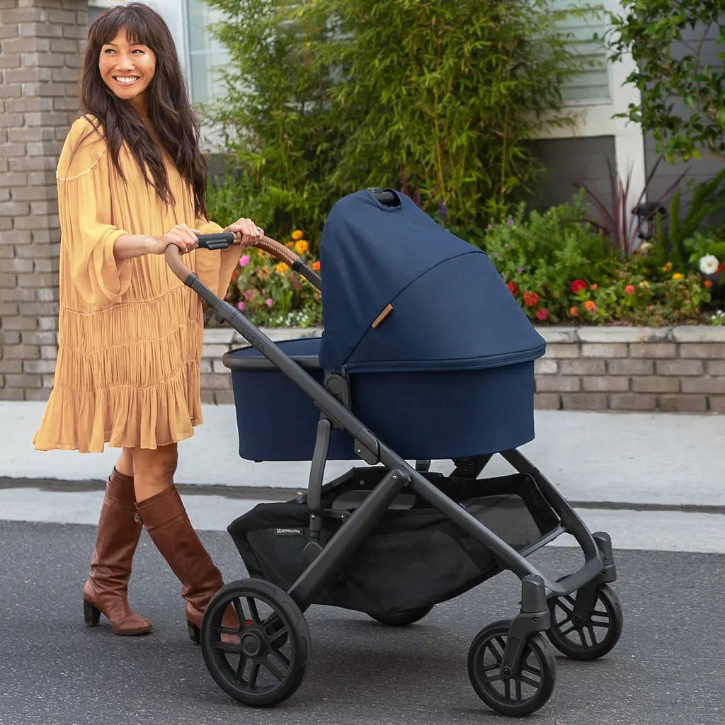 Люлька Uppababy Carrycot-NOA-Navy | Carbon Frame (0920-BAS-EU-NOA) - фото 4