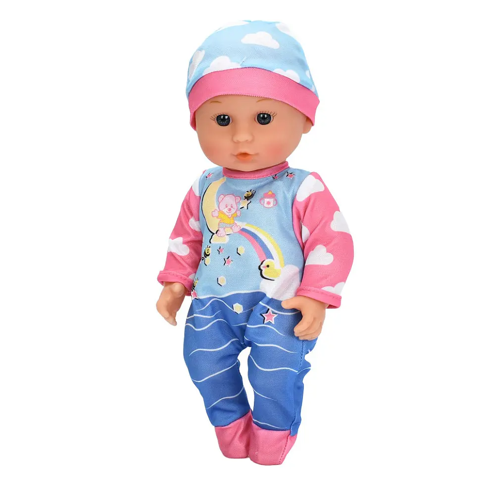 Дитяча лялька-пупс Bambi M 6184 I UA 30 см, пляшечка, музика, 4 пісні - фото 3
