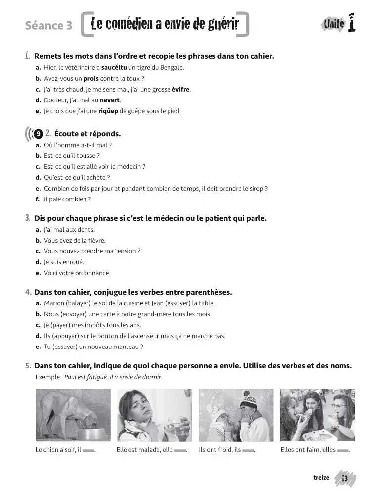 Merci! 4. A2. Cahier d`exercices - фото 6
