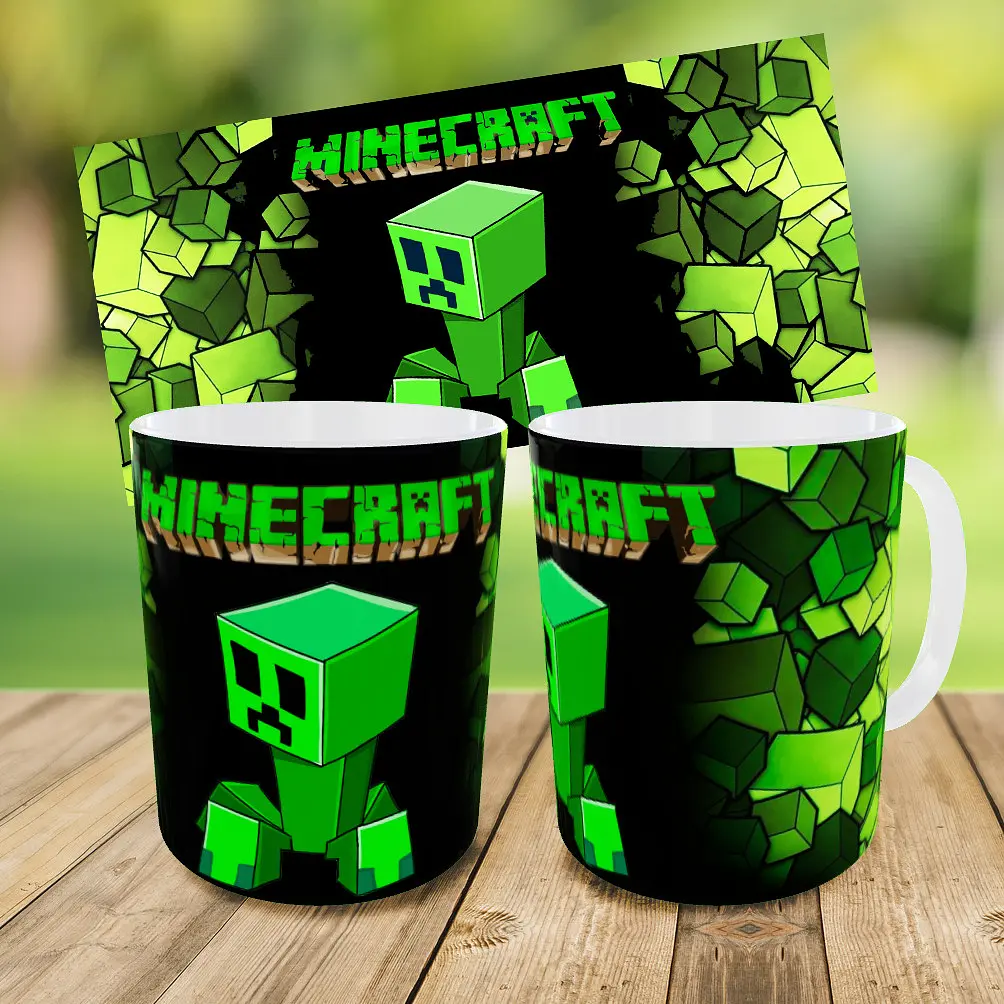 Набор: детская сумка-бананка+кружка Майнкрафт "Minecraft" 32х15см,бананка для мальчика через плечо (00925) - фото 3