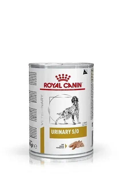 Вологий лікувальний корм Royal Canin Urinary S/O для собак при захворюваннях нижніх сечовивідних шляхів 410 г
