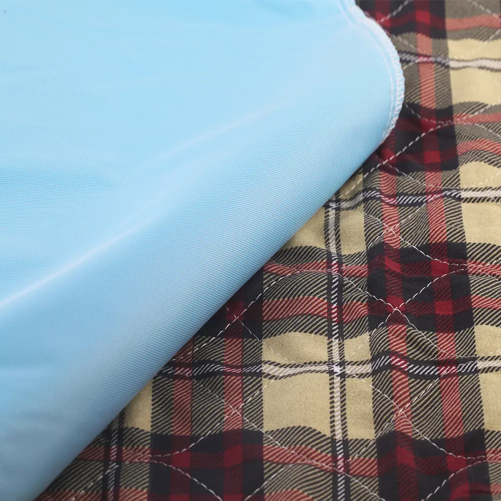 Багаторазова пелюшка для собак Derby Washable Reusable Pet Pee Pad Beige Plaid 60х120 см - фото 2