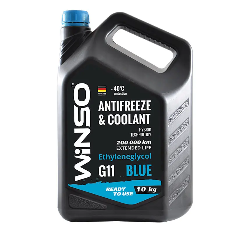 Антифриз Winso Antifreeze & Coolant Blue -40°C синий G11, 10 кг (881080) - фото 2