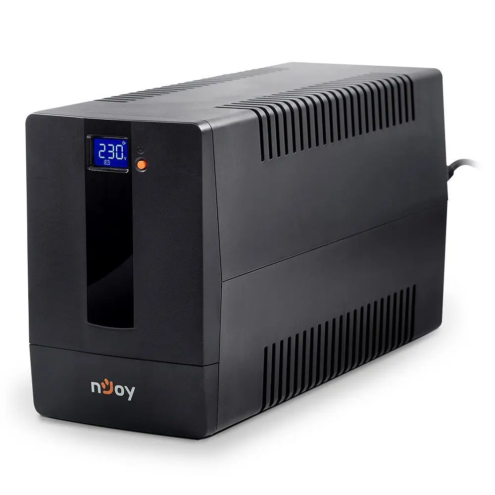 Джерело безперебійного живлення nJoy Horus Plus 1500 (PWUP-LI150H1-AZ01B) Lin.int. AVR 4 x евро USB LCD пластик (Horus Plus 1500 USB) - фото 3