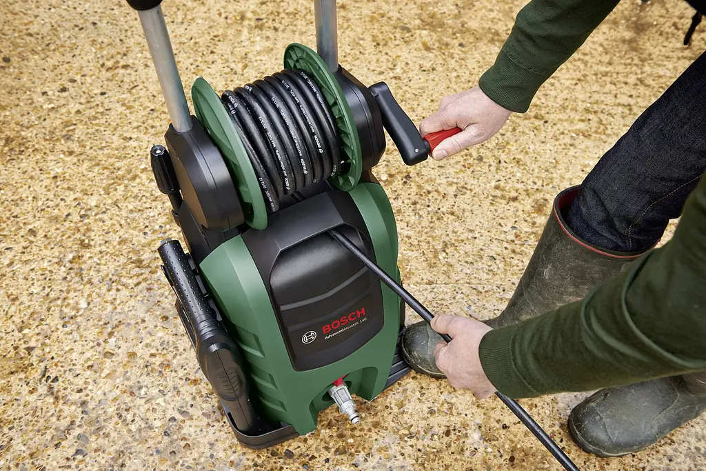 Мінімийка високого тиску Advanced Aquatak 140 2100Вт 140бар 450л/год шланг 8м 17.6кг Bosch teh0016628 - фото 3
