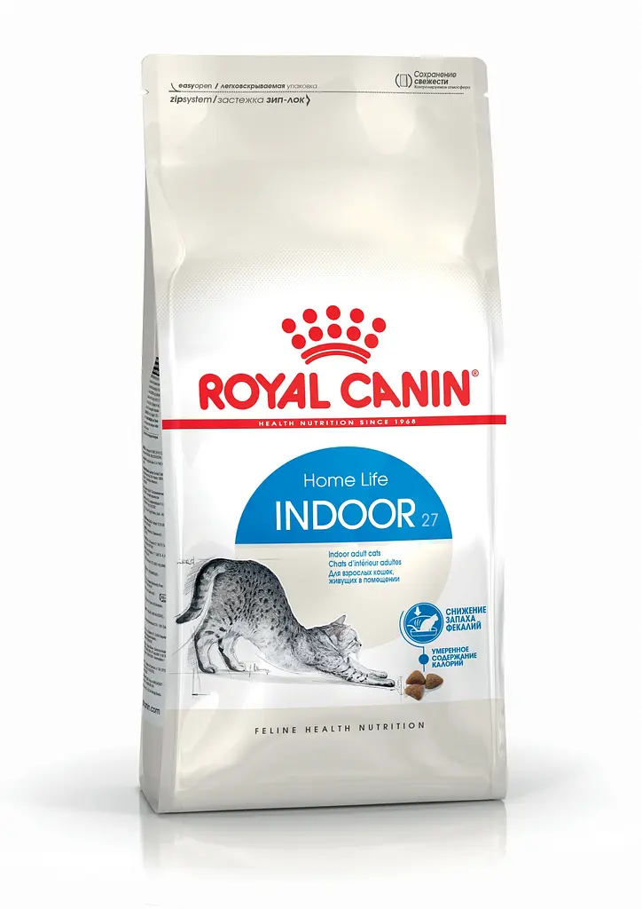 Сухой корм для домашних кошек Royal Canin Indoor мясо птицы и рис 2 кг + 400 г - фото 2