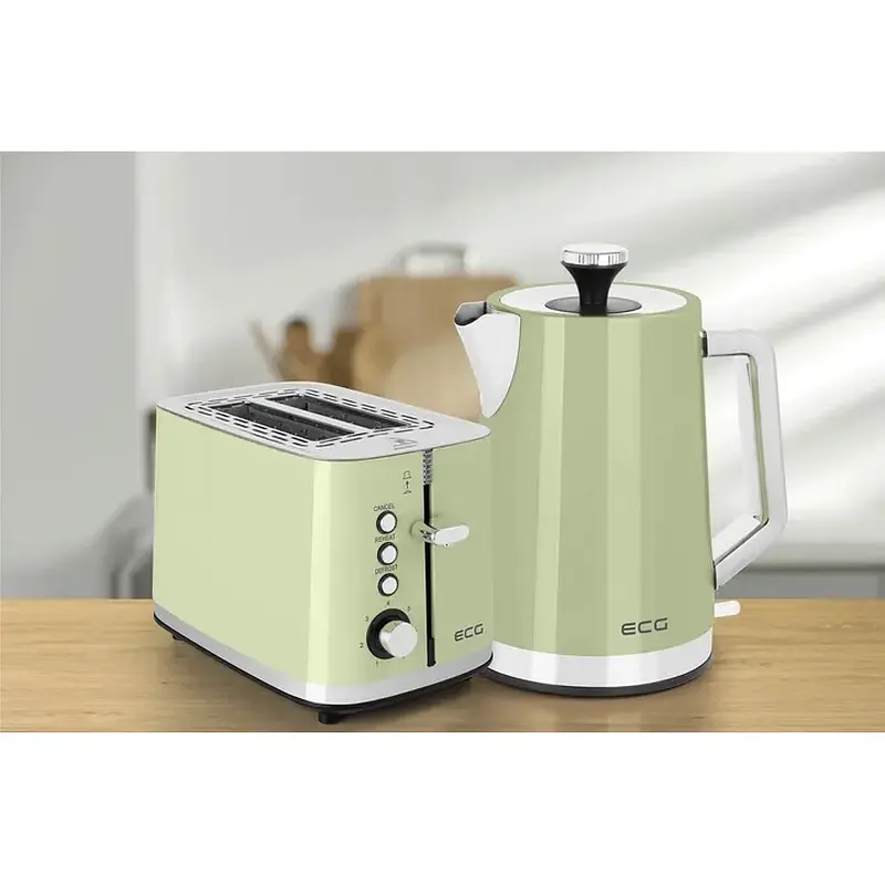 Тостер ECG ST 2766 Vintage Olive - фото 5