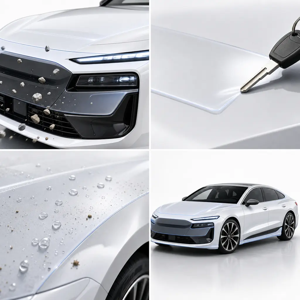 Антигравійна захисна бронеплівка за лекалами для Audi A6 e-tron C9 2024- повний кузов - фото 2