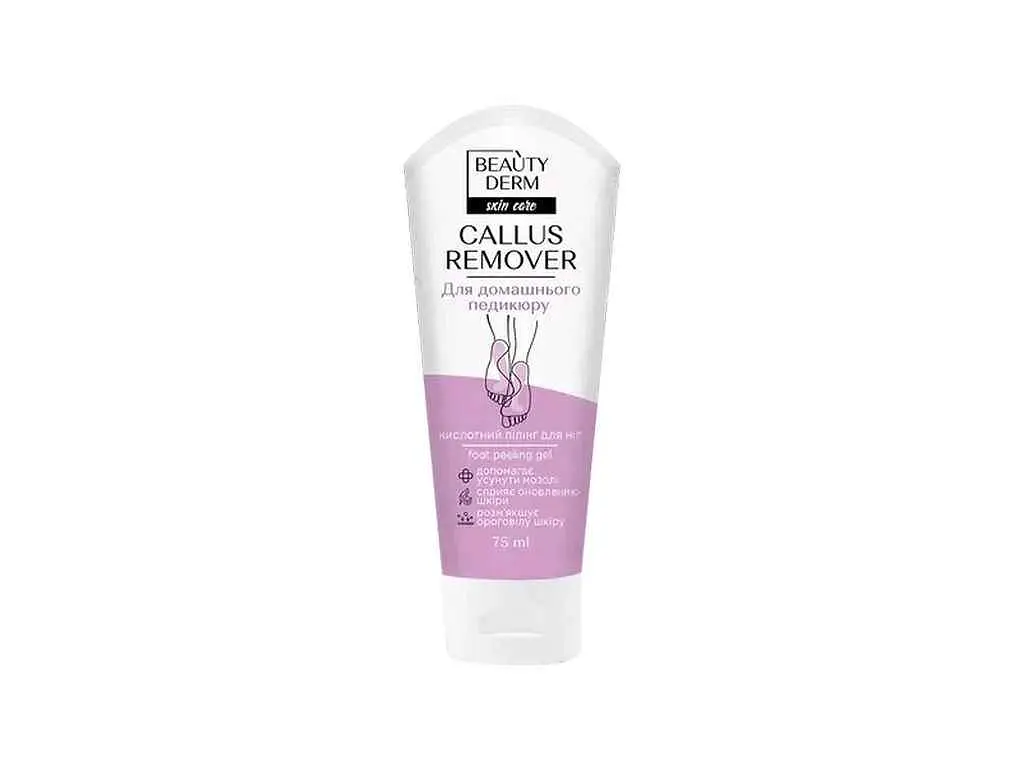 Пілінг для ніг BEAUTYDERM 75мл Кислотний з ментолом
