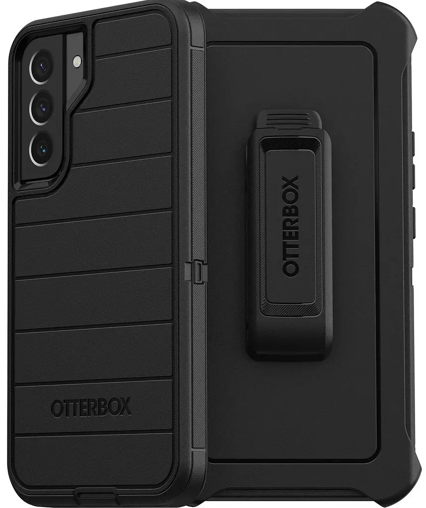 Чохол протиударний із кліпсою-підставкою OtterBox Defender Series Pro для Samsung Galaxy S22 (6.1") Black