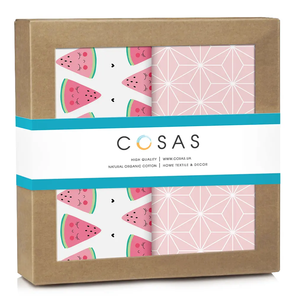 Багаторазові пелюшки дитячі WATERMELON CS1 2шт COSAS (4822052127827)