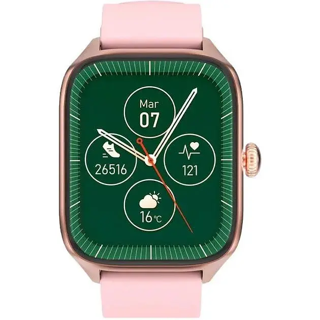Смарт-годинник Gelius Pro GP-SW012 Amazwatch GTS Gold Rose (2099900942532) - фото 2