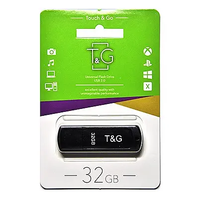 Флеш-накопичувач USB3.0 32GB T&G 011 Classic Series Чорний (TG011-32GB3BK)