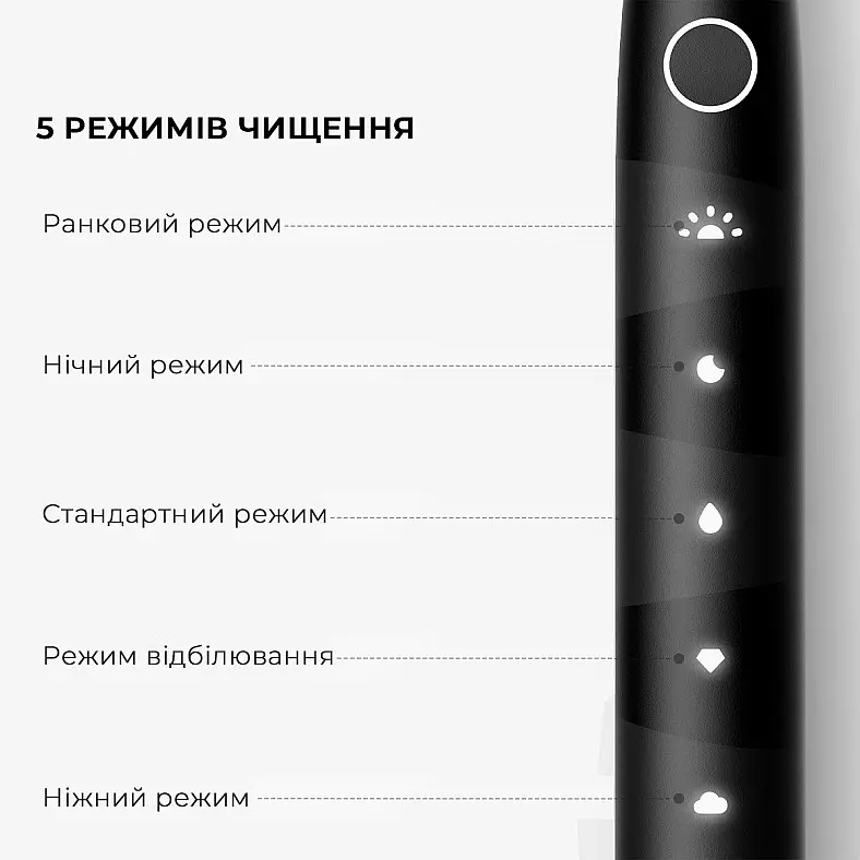 Розумна зубна електрощітка Oclean Flow S Electric Toothbrush Green (6970810557336) - фото 9