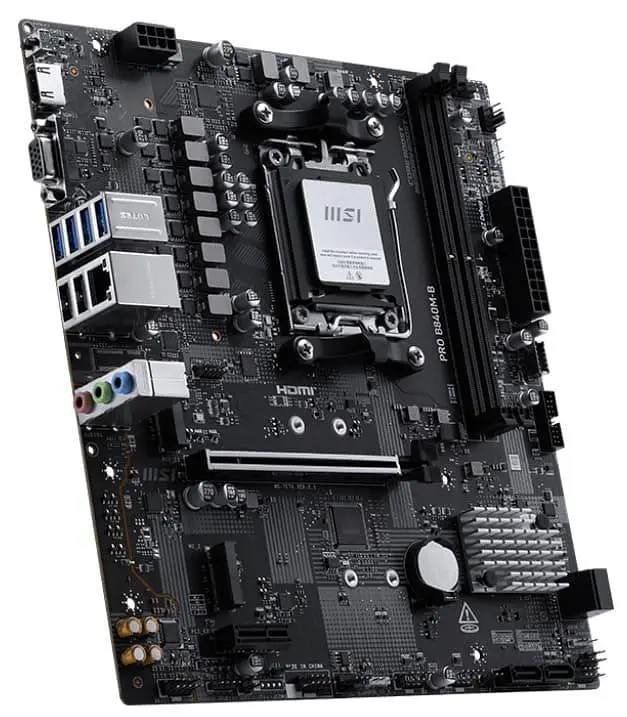 Материнская плата MSI PRO B840M-B (PRO B840M-B) (Socket AM5, AMD B840, Micro-ATX) - фото 3