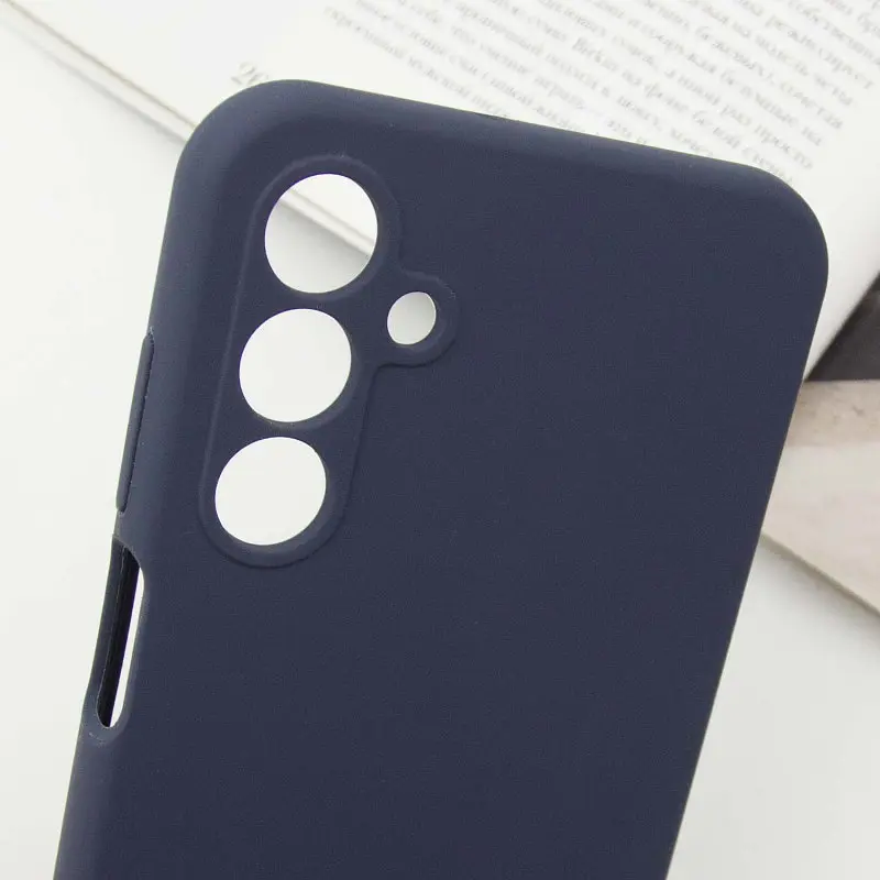 Чохол Lakshmi Silicone Cover Full Camera AAA with Logo для Samsung Galaxy A26 5G Темно-синій/Midnight blue - фото 6