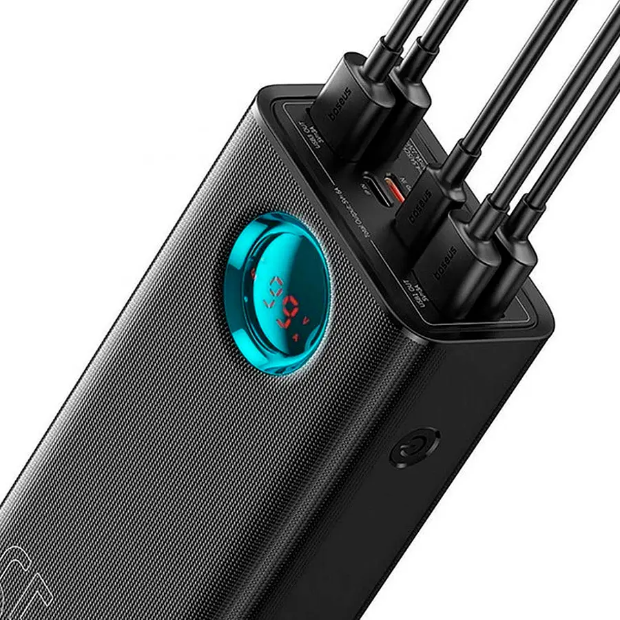 Зовнішній акумулятор Baseus Amblight Digital Display Quick Charge 65W 26800mAh Black [P10022402113-00] [108595] - фото 5