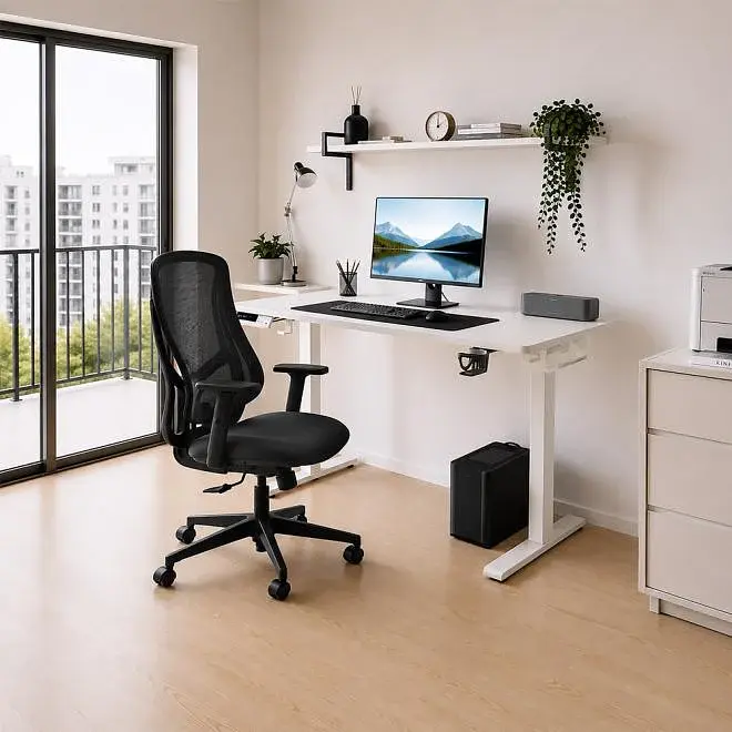 Крісло Mealux Flow Lite Fabric Black (HF-B20 F/B) - фото 3