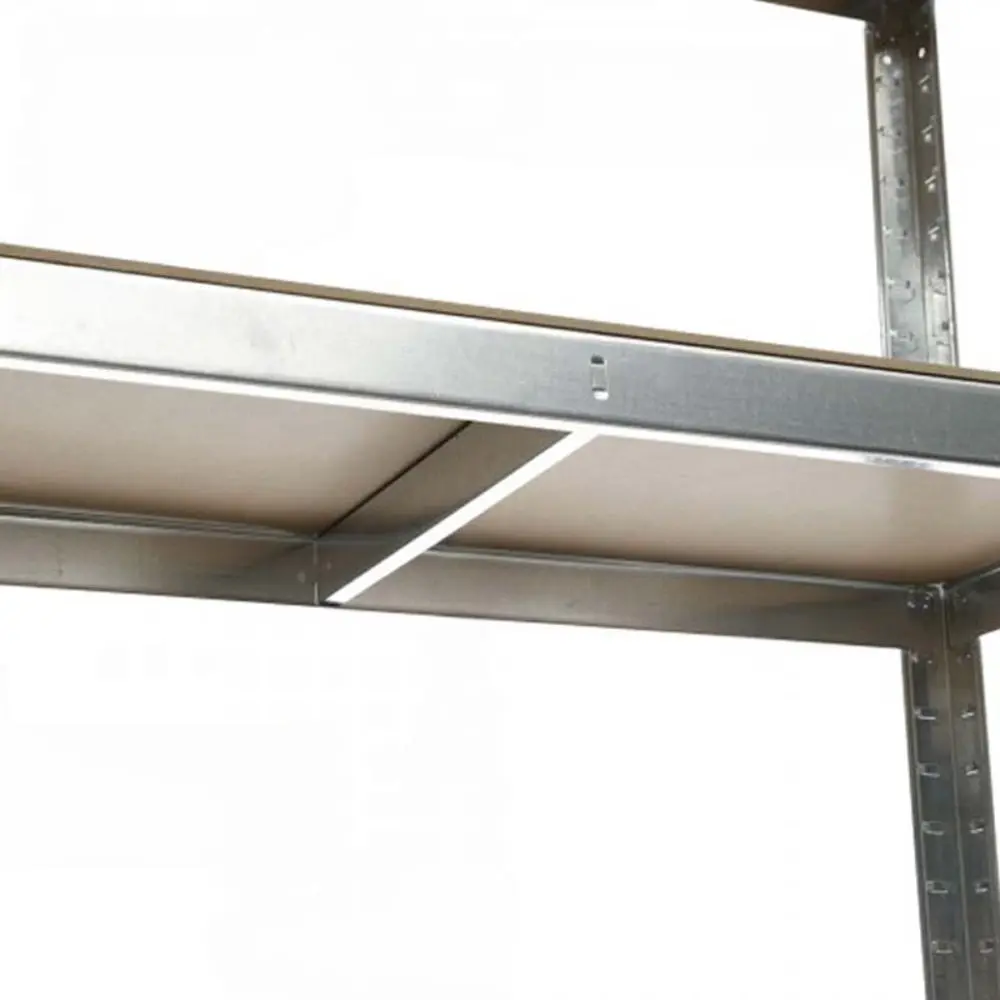 Стеллаж металлический 100x60x45 см ЦИНК 3 полки MДФ (5 мм) БОНА-ПРО - фото 2