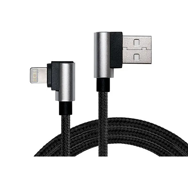 Кабель REAL-EL Premium USB - Lightning (M/M), 1 м, чорний (EL123500034) - фото 4