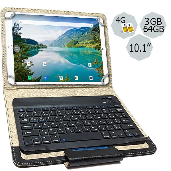 Планшет-телефон Adronix MT Pad 364 LTE 3/64 Pink + Чехол с Bluetooth клавиатурой - фото 2