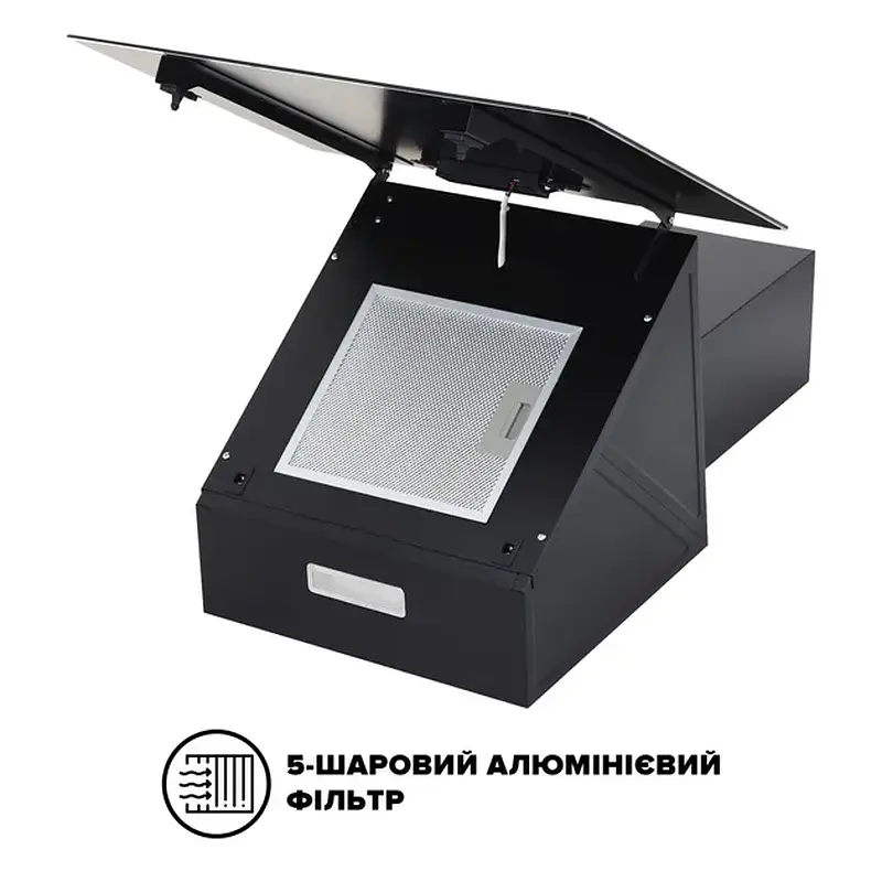 Витяжка Interline FLOW BL A/60/GL/M - фото 6