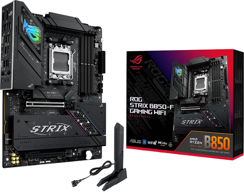 Материнcька плата Asus B850-F ROG Strix Gaming Wi-Fi Socket AM5 (ROG STRIX B850-F GAMING WIFI) Б/В - фото 4