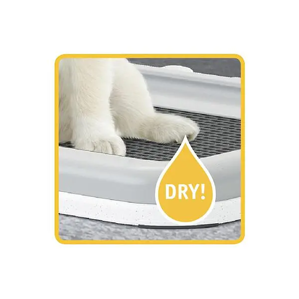 Туалет зі стовпчиком для цуценят і дрібних порід собак Stefanplast Стефанпласт Puppy Training 60x40x4 см - фото 4