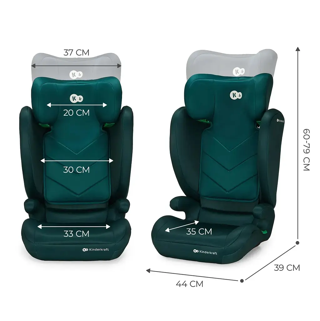 Автокресло Kinderkraft i-Spark Green (KCISPA00GRE0000) - фото 8