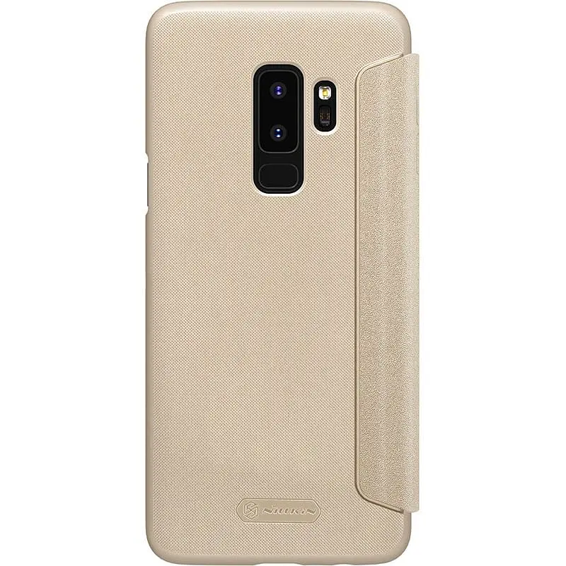 Чохол-книжка Nillkin Sparkle Leather Case Samsung Galaxy S9+ Gold - фото 2