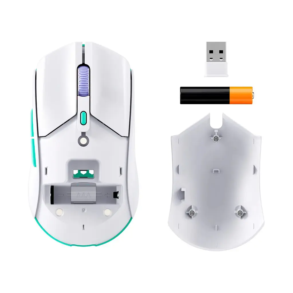 Комп'ютерна миша HyperX Pulsefire Haste 2 Core RGB WL/BT білий teh0014129 - фото 8