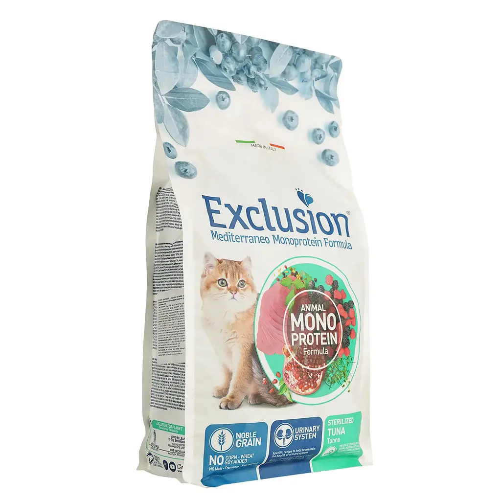 Сухий корм для котів Exclusion Noble Grain Cat Sterilized Tuna 1.5 кг - фото 2