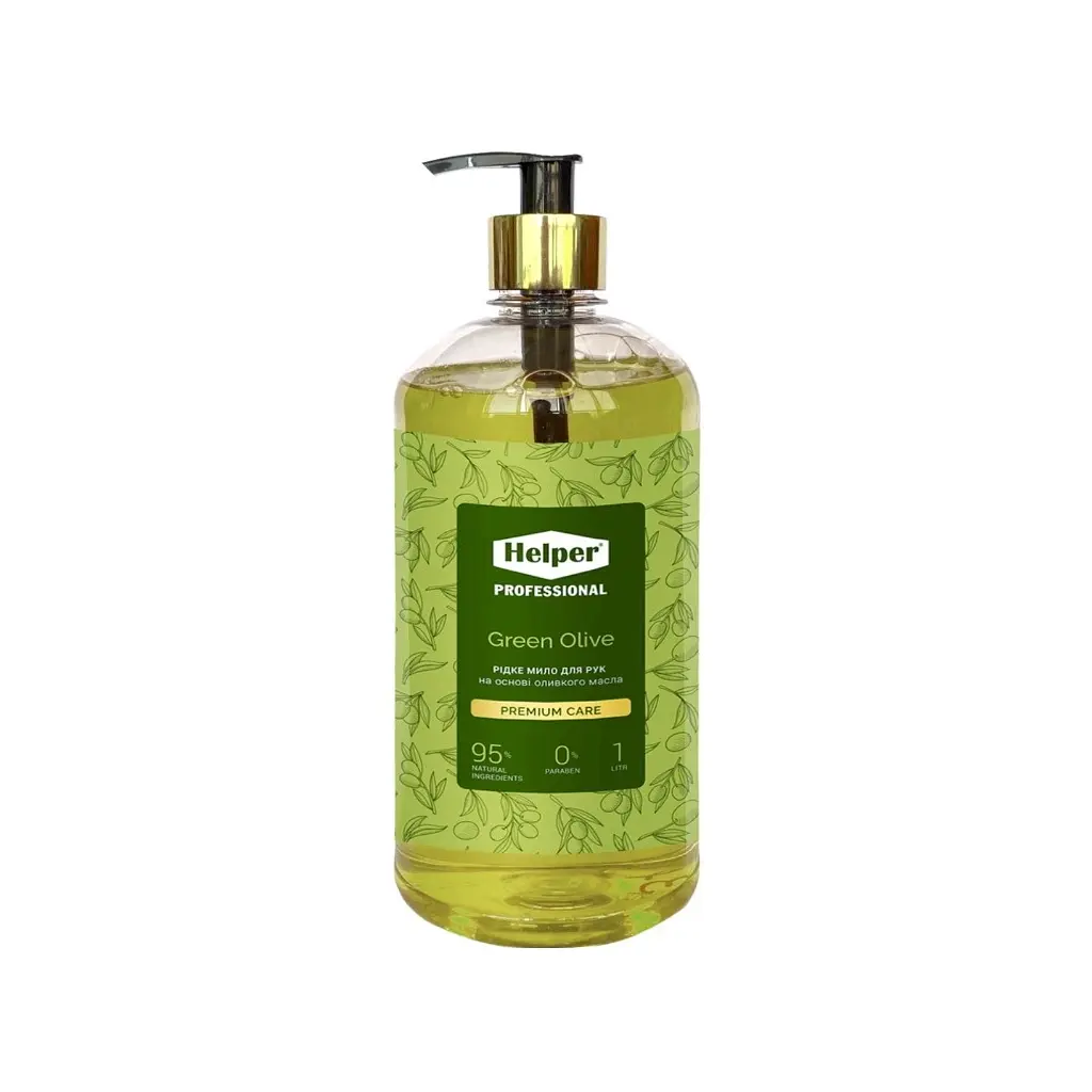 Рідке мило Helper Professional Green Olive 1 л (4820183972965)