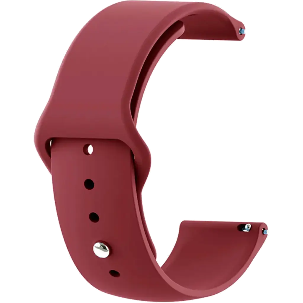 Універсальний ремінець Silicone Band для Xiaomi Amazfit Bip 20mm Marsala [71481] - фото 3