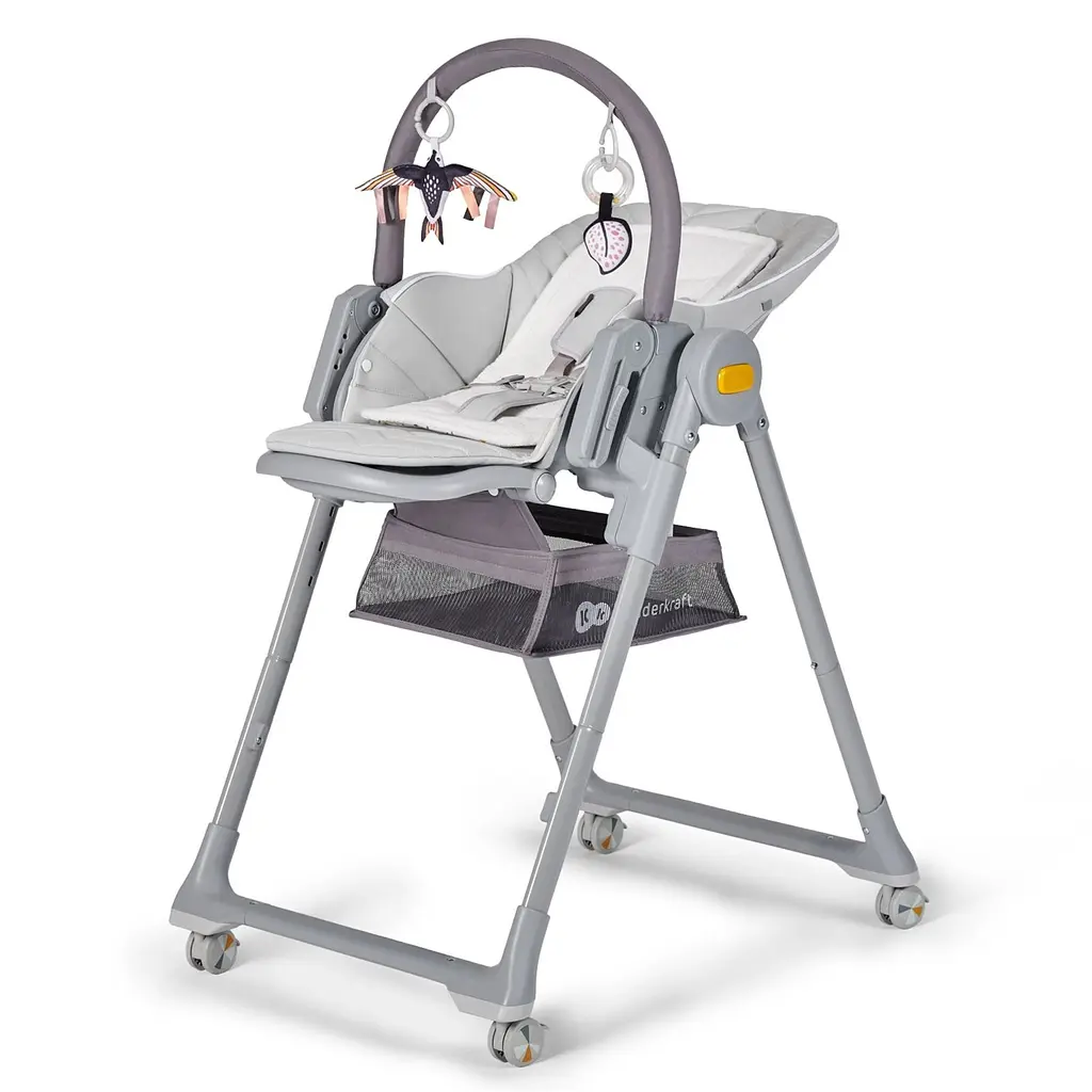 Стільчик для годування Kinderkraft Lastree Grey 2 в 1 (5902533917174) - фото 4