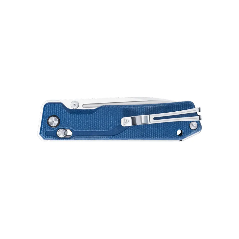 Ніж складаний туристичний SRM Rubik 7228B-ME2 (8.7 см) 14C28N / Micarta блакитний - фото 4